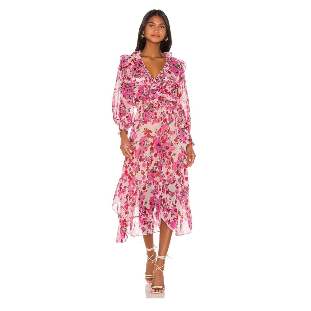 Misa Los Angeles Samantha Dress in Pink Floral, size XS, **BNWT**!!